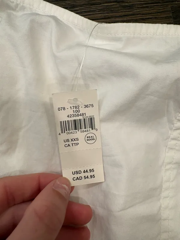 Aerie White Cropped Puff Sleeve Crop Top - Image 4