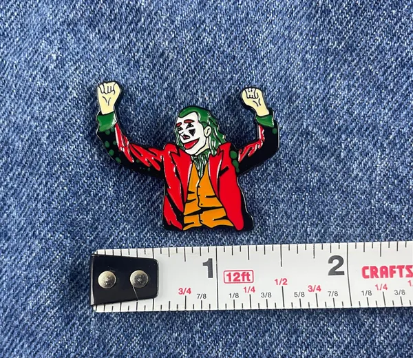 Joker Enamel Pin - Image 2