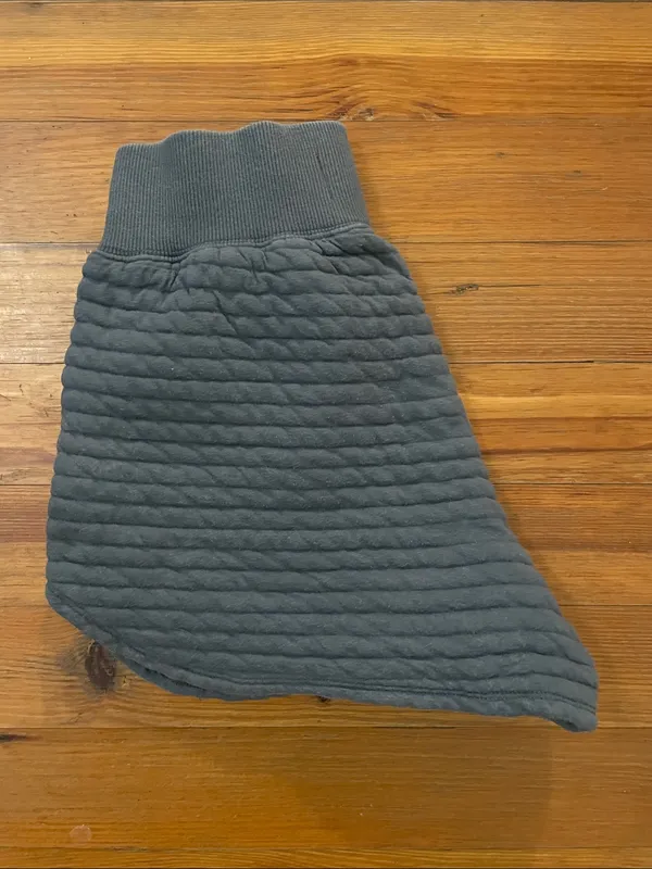 Everlane The Organic Cotton Quilted Shorts Womens Size Small Gray Pull-on - Image 3