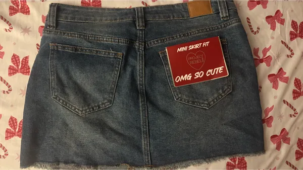 Project Social T Denim skirt - Image 2