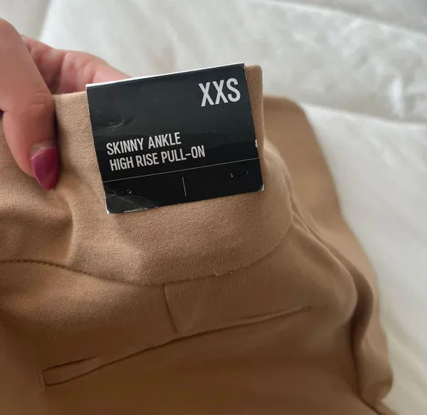 Express Tan Skinny Ankle High Rise Pants - Image 8