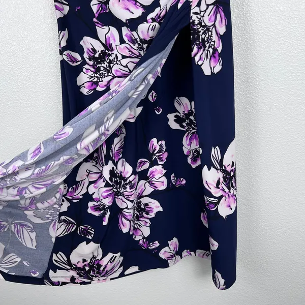 Ralph Lauren Women's Faux Wrap Dress Floral Sz 2P - Image 5