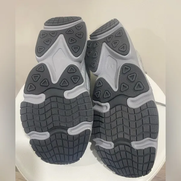 Adidas Ozmillen Sneakers Women 6.5 Gray Purple Y2K Chunky Dad Shoes NWT - Image 6