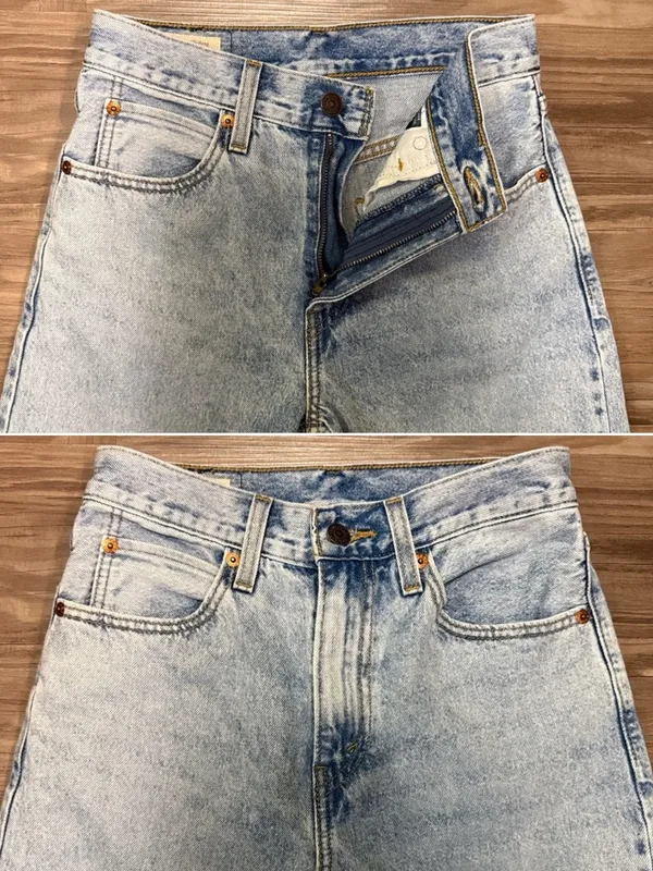Levi’s Premium Dad Jeans Charlie Boy 24 Fits 26x29 High Rise Relaxed $98 - Image 3
