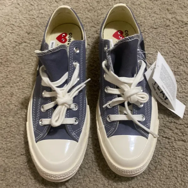 Comme des Garcons Play x Converse Play One Heart Sneakers Women size 8 Men 6 - Image 2