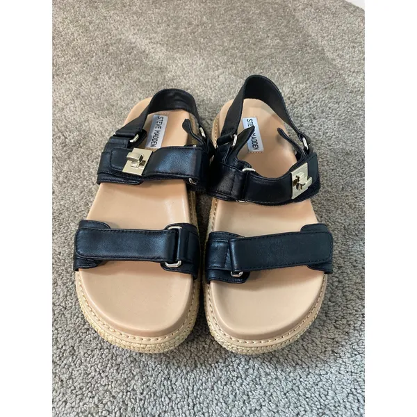 New Steve Madden Women's Bigmona Platform Sandals, Size 9 - Image 2