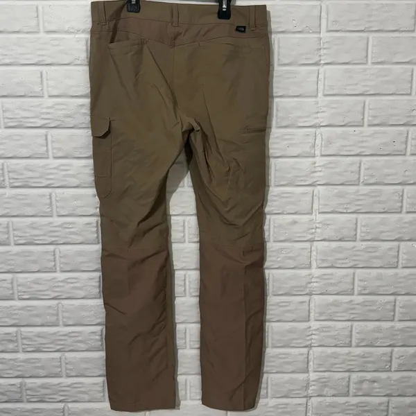 The North Face Cargo Pants Women’s 12 Regular Beige Tan Flat Front Solid Outdoor - Image 2
