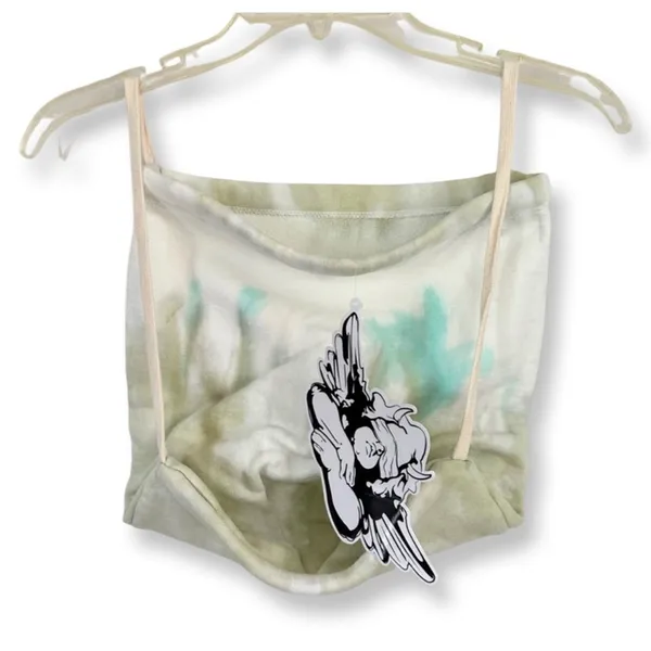 NWT Boys Lie Olive Green Tie Dye Cotton Satchel - Image 3