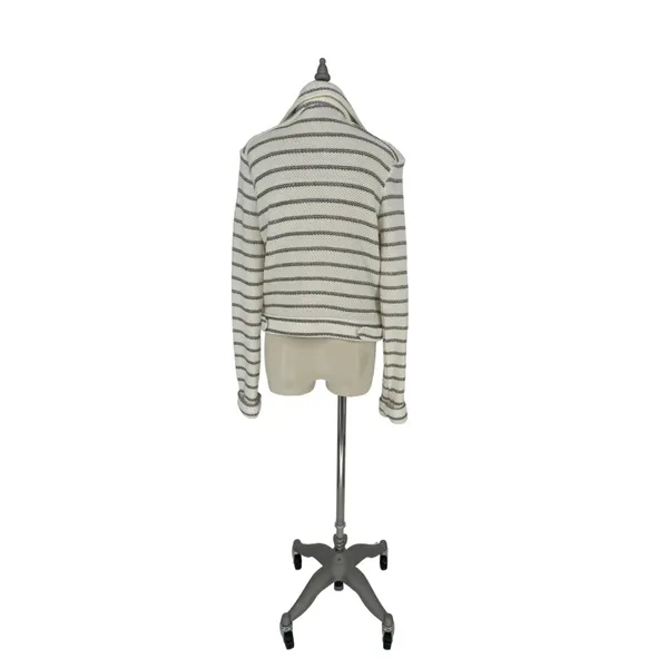 Anthropologie Bishop +‎ Young | Long Sleeve Tweed Cropped Stripped Jacket - Lg - Image 3