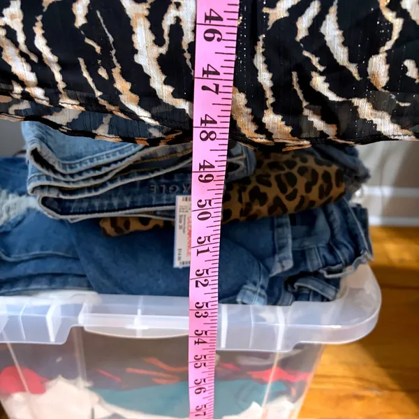 Sofia Jeans Sofia‎ Vergara Tiger Print Midi Dress Metallic Smocked XS New - Image 7