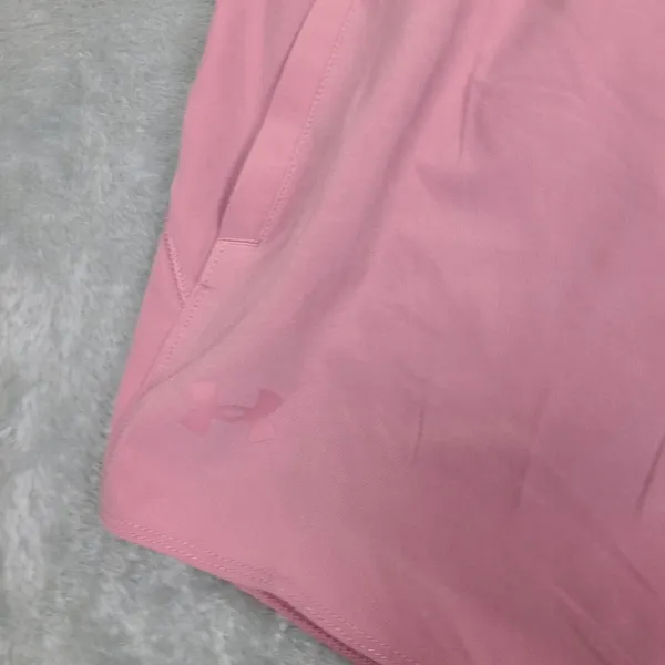 Women’s Under Armour Flex Woven 2 In 1 Shorts 2XL Pink Workout Exercise‎ - Image 4
