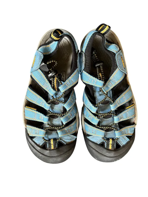 KEEN Women's Newport H2 Water Sandal Sz 6 Toe Protection Blue Black Waterproof - Image 3