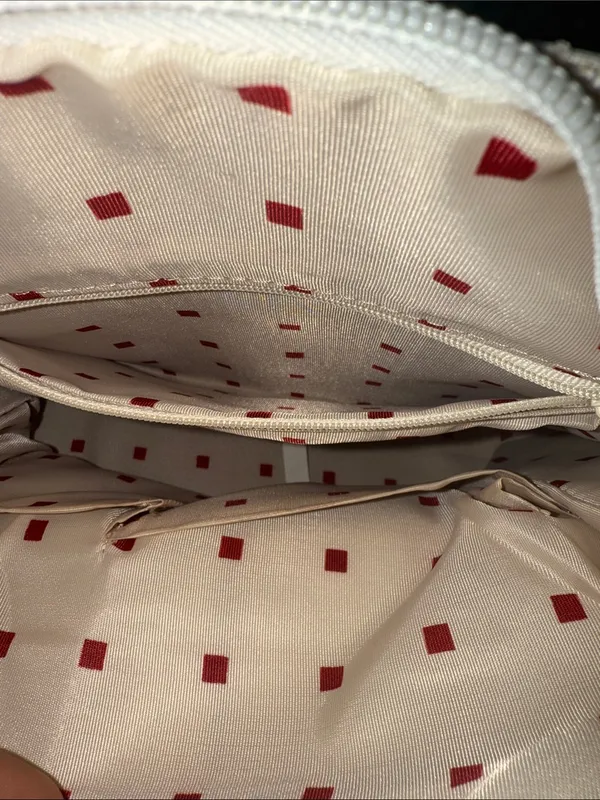 kate spade Yellow, Orange & Red Striped Canvas Tote NWOT - Image 7