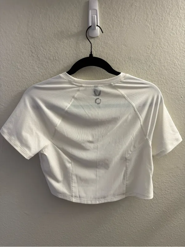 ASRV X EQUINOX AEROSILVER CROPPED TRAINING TEE Size XS Athletic Running Hyrox - Image 5