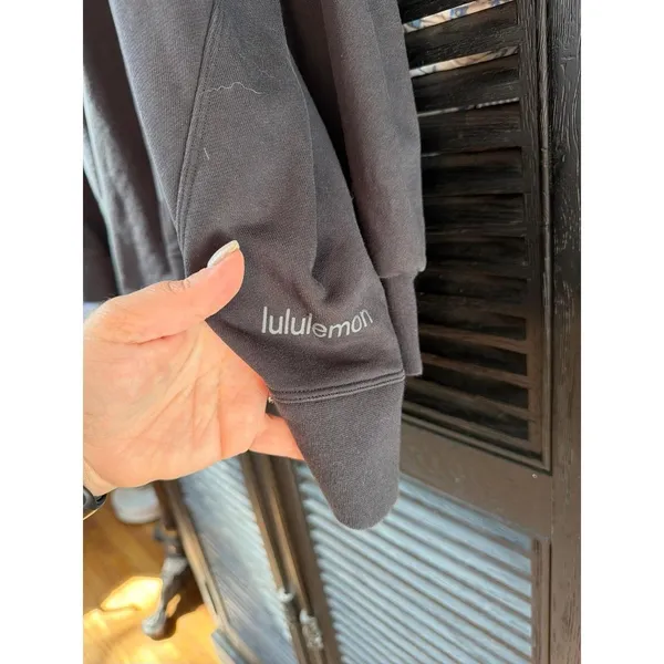 Lululemon oversized Black Crewneck Sweatshirt Pullover 18 - Image 3