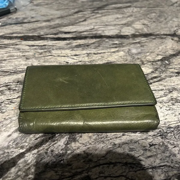 Green Women's Danielamoda wallet genuine Leather Vera Pelle - Image 5