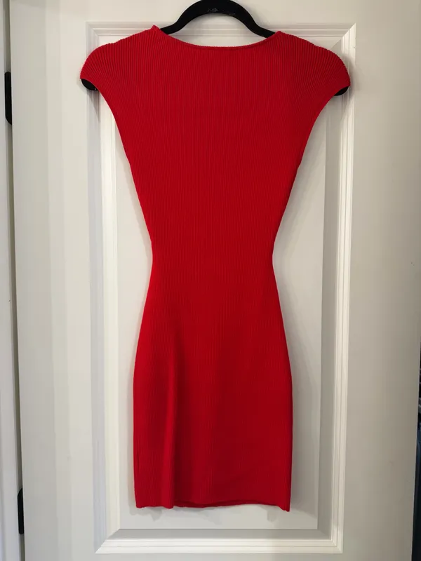 Mimosa Red Mini Dress - Image 2