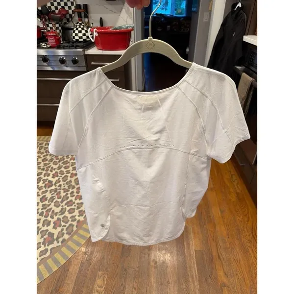 lululemon Lightweight Stretch Run Short Sleeve Shirt women's 10 - Image 2