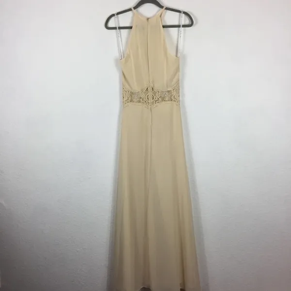 NWT Jarlo London ASOS Cream Aden Maxi Dress Lace Insert Waist Size XS/8 - Image 12
