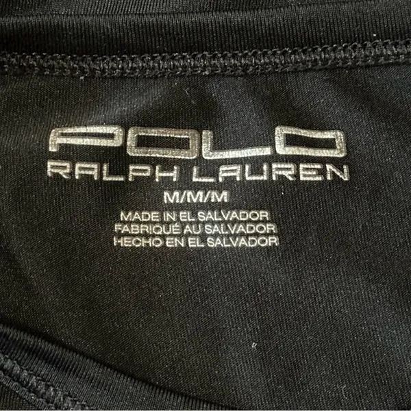 Polo Ralph Lauren Women’s Size M Black Base Layer Long Sleeve Performance Shirt - Image 4