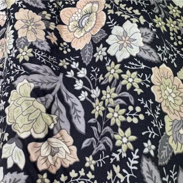 NWT FATE Navy Floral Wide Leg Jumpsuit Boho Flowy Sleeveless Size M - Image 3
