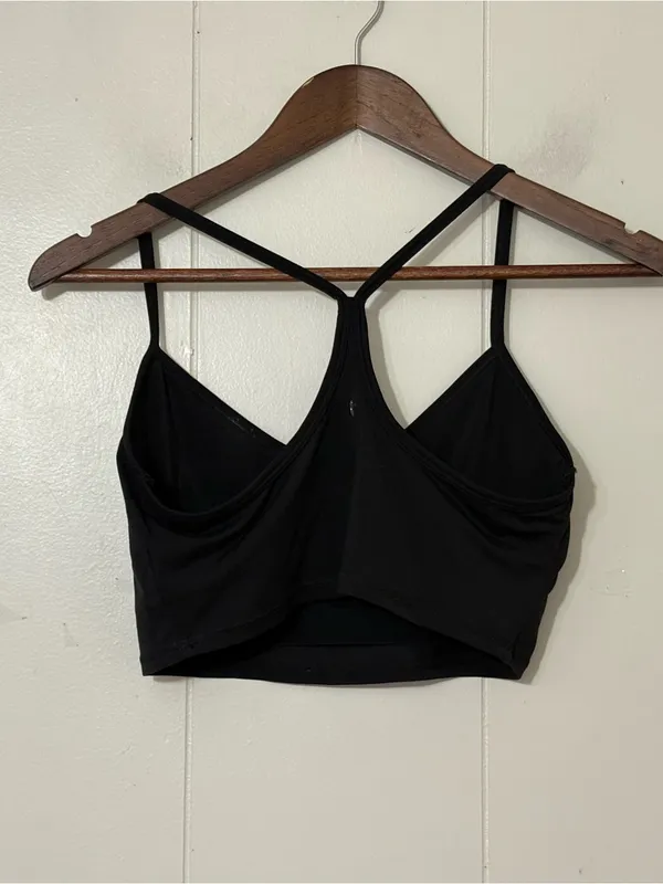 PAC 1980 Active Naomi Tank Top Black Racerback Size M - Image 5