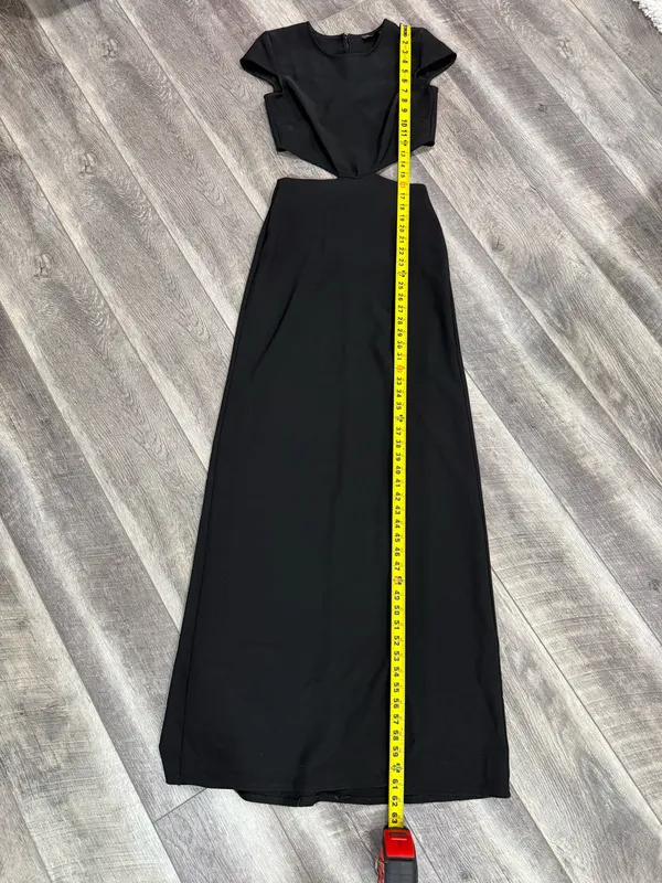Lulu’s Conversation Black Cutout Maxi Dress  - Image 16
