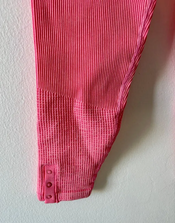 Aerie Pink Ribbed 7/8 Leggings - Image 3
