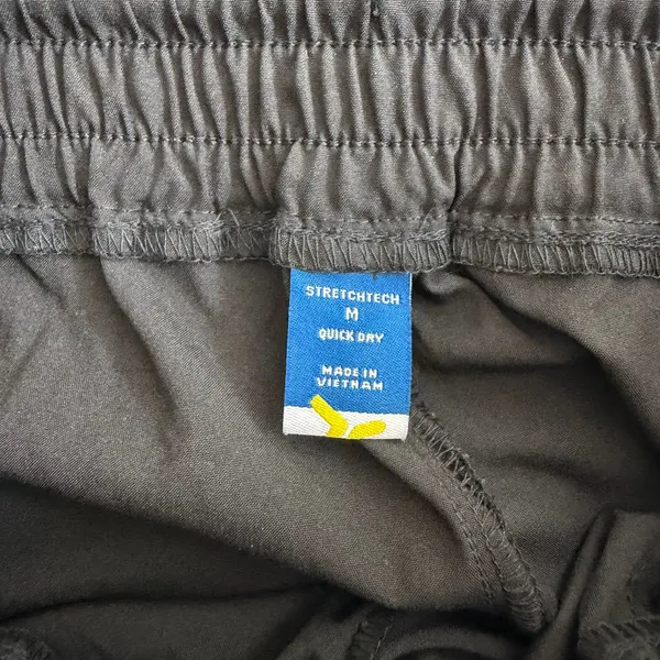 Old Navy black pull on pocket stretch tech quick dry athletic joggers pants M - Image 7
