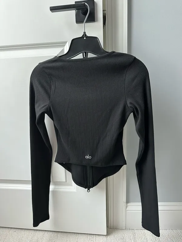 Alo Yoga Ribbed Stardust Long Sleeve - Image 2