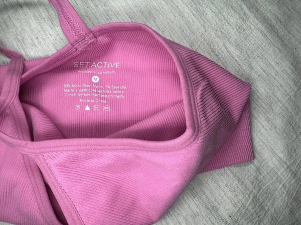 SET Active Sculptflex Ribbed V Bra - Size M - Image 3