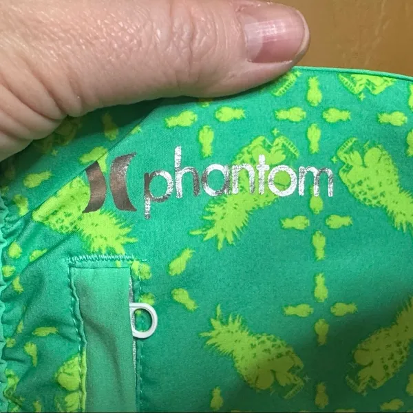 Hurley Phantom Block Party Beachrider Board Shorts Pineapple Print Size Small - Image 9