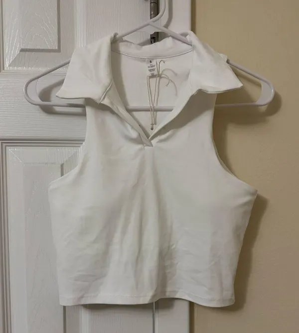 Daphne Crop Top White - Image 3