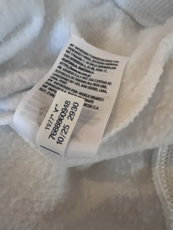 American Eagle Size S Women's White Funday NYC Graphic Crew Neck Sweatshirt - Image 7