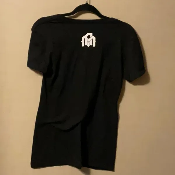 Black Graphic Tee Size M - Image 3