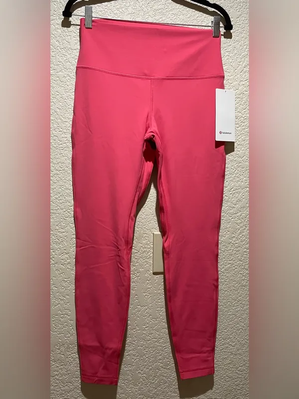 Lululemon NWT Align High Rise 28” leggings Glazed Pink Size 10 - Image 4