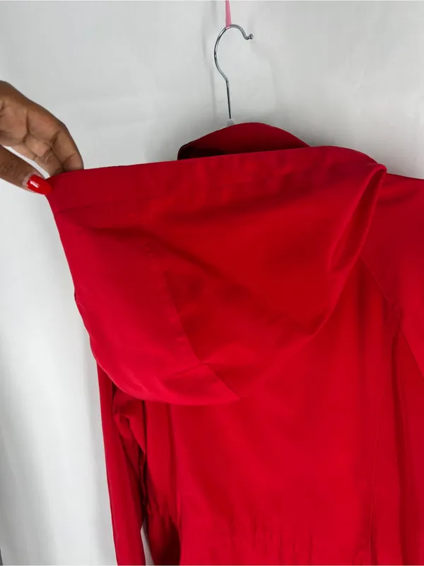 Nautica‎ Red Hooded Water-Resistant Trench Jacket - Image 10