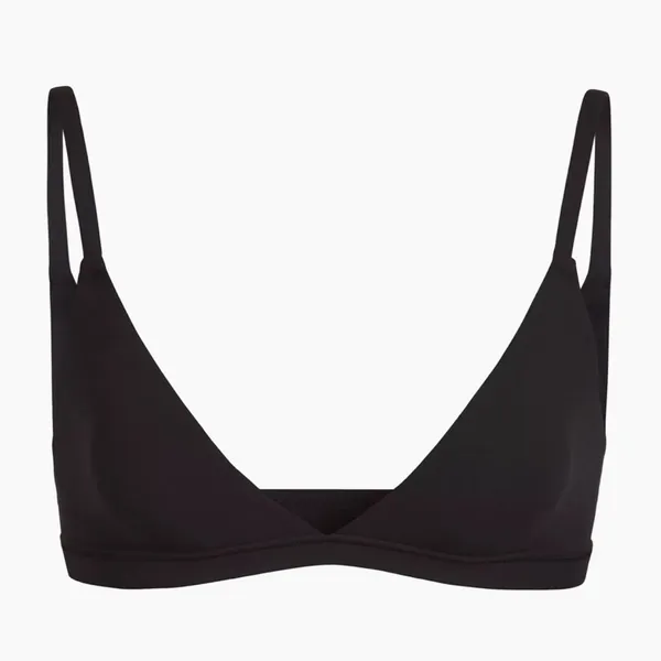 SKIMS Fits‎ Everybody Triangle Bralette Onyx black size 2X NWT - Image 7