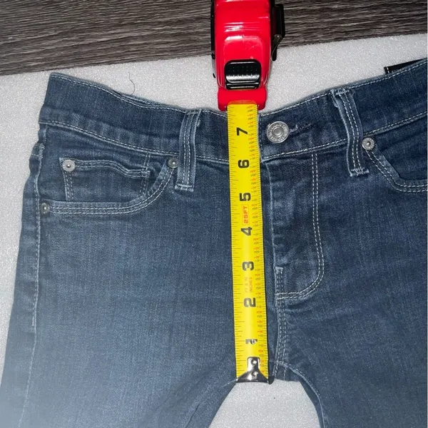 7 For All Mankind 7FAM Straight Leg Denim Jeans 26 Classic Casual Preppy Indie - Image 6