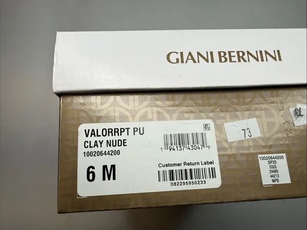 Giani Bernini Women's Valorr Peep Toe d'Orsay Pumps Nude Size 6 - Image 11
