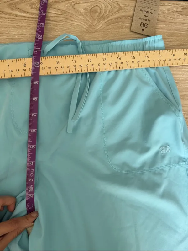 Albion FIT Large NEW Everywhere Joggers Aqua Blue Lightweight Elastic Outdoor - Image 8