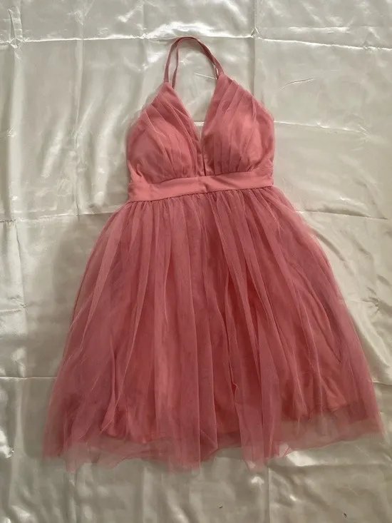 Haute Monde Pink Blush Balletcore Tulle Cocktail Mini Dress - NEW w/Tags - Image 3