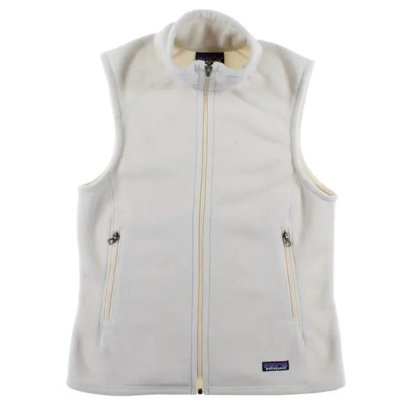 Patagonia Synchilla Cream Fleece Vest Women’s Size Small Zip Up - Image 2
