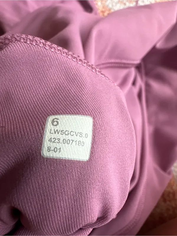 Lululemon Swift Speed HR Tight 28” velvet dust pink W5GCVS size 6 - Image 3