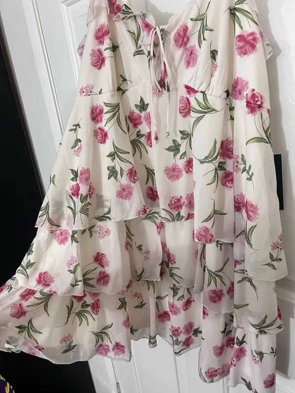 Wild Fable Ruffle Dress Floral - Image 4