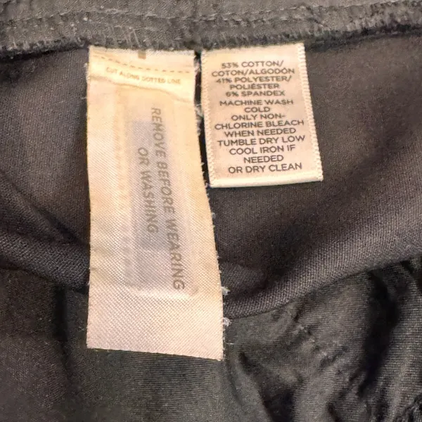 LOFT Petite Marisa Black Straight Leg Pants Size 4 P Comfort Stretch Office - Image 6