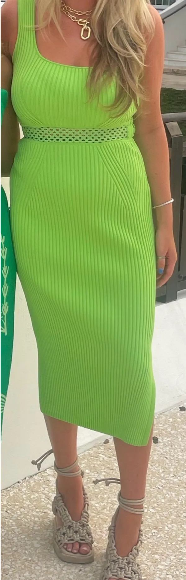 Midi dress Green Size M - Image 2
