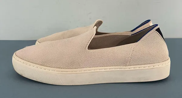 Rothy’s The Original Slip On Sand Beige Washable Sneakers - Image 4