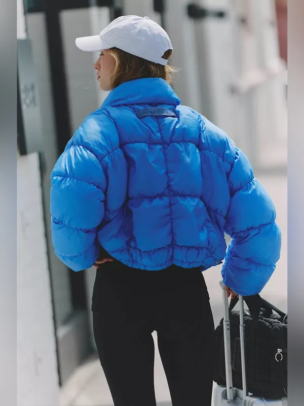 Free People In A Bubble Puffer Jacket - Image 3
