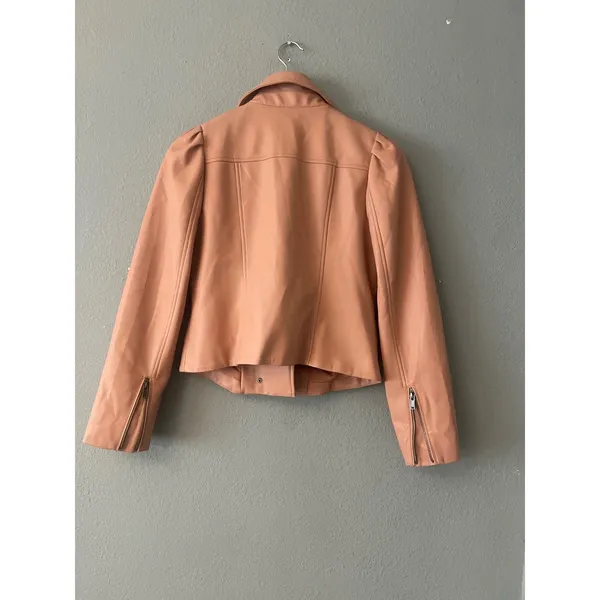 Marie‎ Oliver Faux Leather Moto Jacket - Image 9